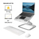 Fellowes Laptop Stand for Desk - Hana LT Laptop Stand for the Home and Office - Adjustable Laptop Stand with 3 Height Adjustments - Max Monitor Size 19", Max Weight 4.5KG - White Fellowes Laptop Stand for Desk - Hana LT Laptop Stand for the Home and Office - Adjustable Laptop Stand with 3 Height Adjustments - Max Monitor Size 19", Max Weight 4.5KG - White