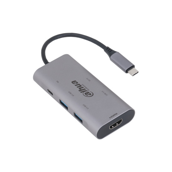 Dahua Technology 7 in 1 USB 3.1 Type-C to USB 3.0 + HDMI + SD/TF + PD Docking Station Dahua Technology 7 in 1 USB 3.1 Type-C to USB 3.0 + HDMI + SD/TF + PD Docking Station