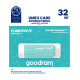 Goodram UME3 USB flash drive 32 GB USB Type-A 3.2 Gen 1 (3.1 Gen 1) Turquoise Goodram UME3 USB flash drive 32 GB USB Type-A 3.2 Gen 1 (3.1 Gen 1) Turquoise
