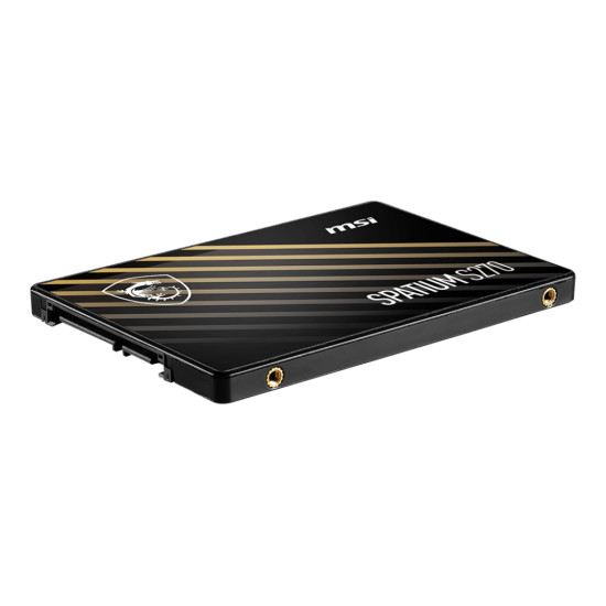 SSD|MSI|SPATIUM S270|960GB|SATA|3D NAND|Write speed 450 MBytes/sec|Read speed 500 MBytes/sec|2,5"|TBW 500 TB|MTBF 2000000 hours|S78-440P130-P83 SSD|MSI|SPATIUM S270|960GB|SATA|3D NAND|Write speed 450 MBytes/sec|Read speed 500 MBytes/sec|2,5"|TBW 500 TB|MTBF 2000000 hours|S78-440P130-P83