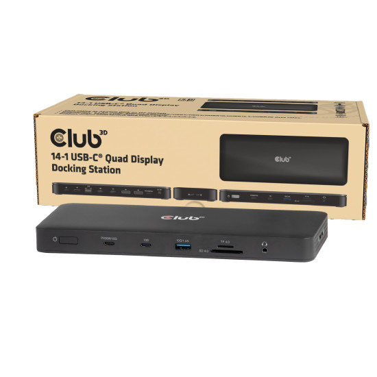 14-1 USB-C® Quad Display Docking Station 14-1 USB-C® Quad Display Docking Station