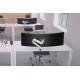 Neomounts NM-D775WHITEPLUS Monitor arm 10-49" - gas spring - Topfix - 180°-stop
