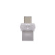 Kingston Technology DataTraveler microDuo 3C 128GB USB flash drive USB Type-A / USB Type-C 3.2 Gen 1 (3.1 Gen 1) Silver