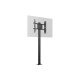 M Display Stand 180 Single Black w, Floormount