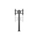 M Display Stand 180 Single Black w, Floormount