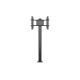 M Display Stand 180 Single Black w, Floormount