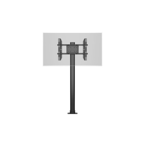 M Display Stand 180 Single Black w, Floormount