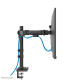 Neomounts DS60-600BL2 Monitor arm 10-32" - Quick-fix - 180°-stop