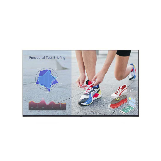 LG 65UL3J-E Digital signage display 165.1 cm (65') IPS 400 cd/m² 4K Ultra HD Blue Built-in processor Web OS 16/7 LG 65UL3J-E Digital signage display 165.1 cm (65') IPS 400 cd/m² 4K Ultra HD Blue Built-in processor Web OS 16/7