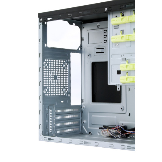 Case|CHIEFTEC|MiniTower|MicroATX|Colour Black|HT-01B-OP