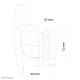 Neomounts NM-WS300WHITE Sonos Play3 speaker wall mount - full motion Neomounts NM-WS300WHITE Sonos Play3 speaker wall mount - full motion