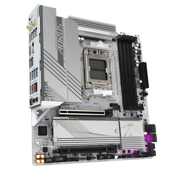 Mainboard|GIGABYTE|AMD B650|SAM5|Micro-ATX|Memory DDR5|Memory slots 4|1xPCI-Express 4.0 4x |1xPCI-Express 4.0 16x|2xM.2|1xHDMI|1xDisplayPort|4xUSB 2.0|7xUSB 3.2|1xUSB-C|1xOptical S/PDIF|1xRJ45|2xAudio port|B650MAELITEAXICE1.1 Mainboard|GIGABYTE|AMD B650|SAM5|Micro-ATX|Memory DDR5|Memory slots 4|1xPCI-Express 4.0 4x |1xPCI-Express 4.0 16x|2xM.2|1xHDMI|1xDisplayPort|4xUSB 2.0|7xUSB 3.2|1xUSB-C|1xOptical S/PDIF|1xRJ45|2xAudio port|B650MAELITEAXICE1.1