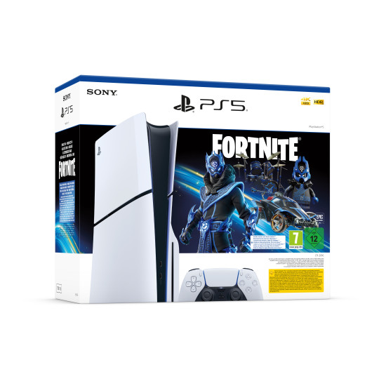 Sony Playstation 5 Slim Fortnite 1 TB Wi-Fi Black, White Sony Playstation 5 Slim Fortnite 1 TB Wi-Fi Black, White