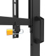 NEOMOUNTS MOVE GO XL MOBILE FLOOR STAND (FAST INSTALL, HEIGHT ADJUSTABLE), BLACK