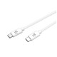 Celly USBCUSBCCOTT - USB-C to USB-C Cotton Braided Cable [POWER DELIVERY]
