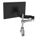 Monitor arm R-Go Caparo Single, fully adjustable with gas spring, 3-9 kg load capacity, 100% circular, black Monitor arm R-Go Caparo Single, fully adjustable with gas spring, 3-9 kg load capacity, 100% circular, black