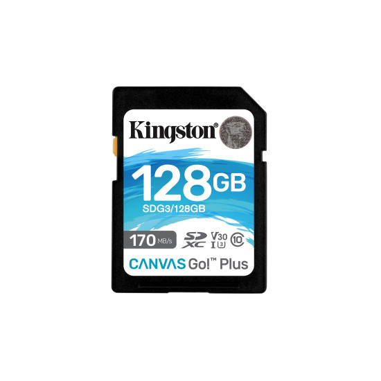 KINGSTON 128GB CANVAS GO PLUS SD