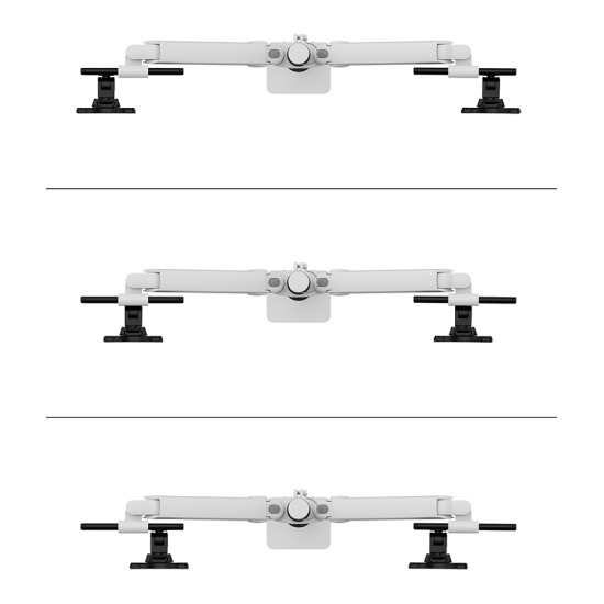 Neomounts DS65S-950WH2 Monitor arm 24-34" - gas spring - Topfix - multi-adjustable - 180°-stop Neomounts DS65S-950WH2 Monitor arm 24-34" - gas spring - Topfix - multi-adjustable - 180°-stop