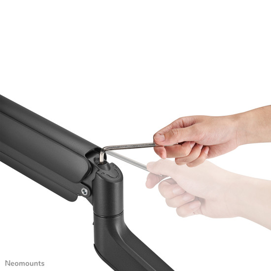 Neomounts DS70PLUS-450BL1 Monitor arm 17-49" - gas spring - Topfix - 180°-stop Neomounts DS70PLUS-450BL1 Monitor arm 17-49" - gas spring - Topfix - 180°-stop