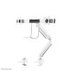 Neomounts NM-D775DXWHITE Monitor arm 10-32" - gas spring - Topfix - 180°-stop