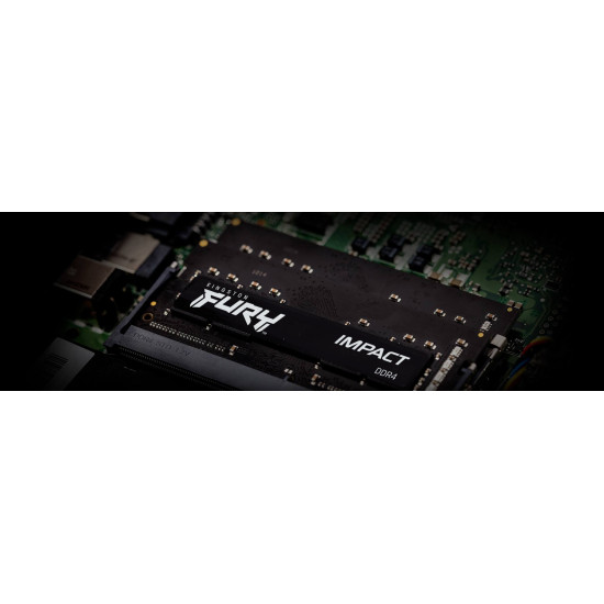 32GB 3200MT/s DDR4 CL20 SODIMM (Kit of 2) FURY Impact 32GB 3200MT/s DDR4 CL20 SODIMM (Kit of 2) FURY Impact