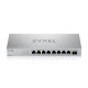 Zyxel XMG-108 Unmanaged 2.5G Ethernet (100/1000/2500) Silver Zyxel XMG-108 Unmanaged 2.5G Ethernet (100/1000/2500) Silver