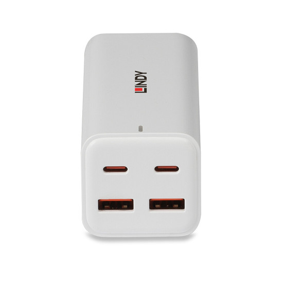 Lindy 100W 4-Port USB Type A & C GaN Charger Lindy 100W 4-Port USB Type A & C GaN Charger