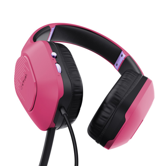 Trust GXT 790 Headset Wired Head-band Gaming Black, Pink Trust GXT 790 Headset Wired Head-band Gaming Black, Pink