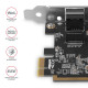 Axagon PCEE-GRF network card Internal Ethernet 1000 Mbit/s Axagon PCEE-GRF network card Internal Ethernet 1000 Mbit/s