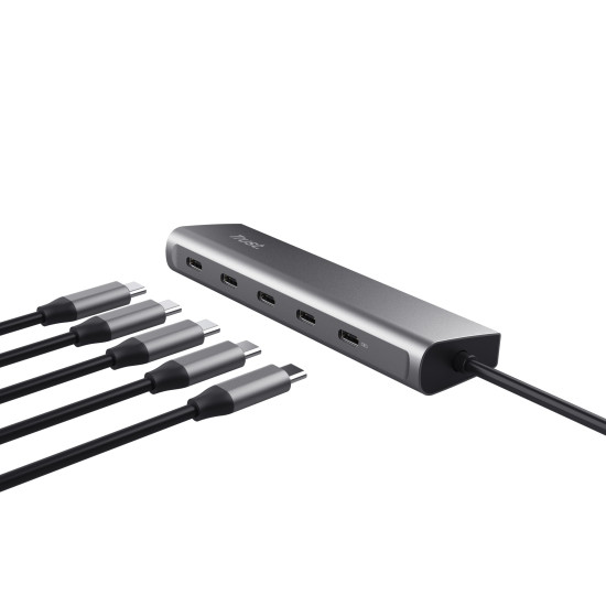 I/O HUB USB-C 5PORT HALYX/25136 TRUST I/O HUB USB-C 5PORT HALYX/25136 TRUST