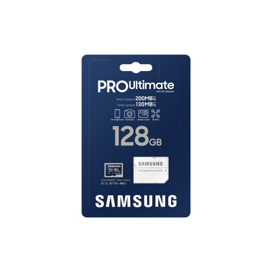 MEMORY MICRO SDXC 128GB/W/ADAPT. MB-MY128SA/WW SAMSUNG MEMORY MICRO SDXC 128GB/W/ADAPT. MB-MY128SA/WW SAMSUNG