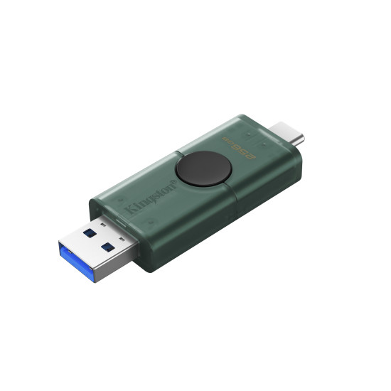 256GB USB-A + USB-C 3.2 Gen 1 DataTraveler DuoG2