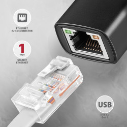 ADE-AR USB-A 3.2 Gen 1 - Gigabit Ethernet 10/100/1000 Adapter - Adapter - Digital/Daten