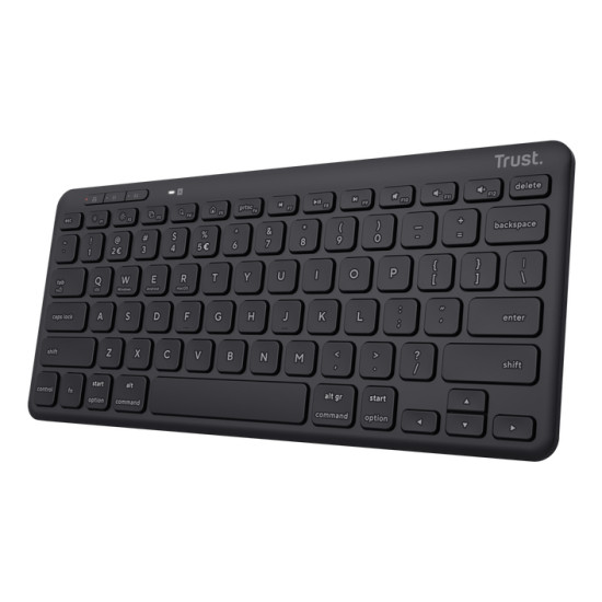 Trust Lyra keyboard Universal RF Wireless + Bluetooth QWERTY US English Black Trust Lyra keyboard Universal RF Wireless + Bluetooth QWERTY US English Black