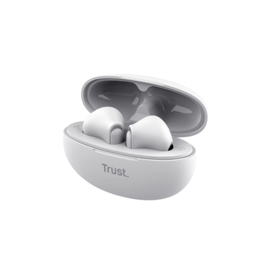 Trust Yavi Headset True Wireless Stereo (TWS) In-ear Calls/Music USB Type-C Bluetooth White Trust Yavi Headset True Wireless Stereo (TWS) In-ear Calls/Music USB Type-C Bluetooth White
