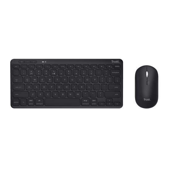 Trust Lyra keyboard Mouse included Office RF Wireless + Bluetooth QWERTY English Black Trust Lyra keyboard Mouse included Office RF Wireless + Bluetooth QWERTY English Black
