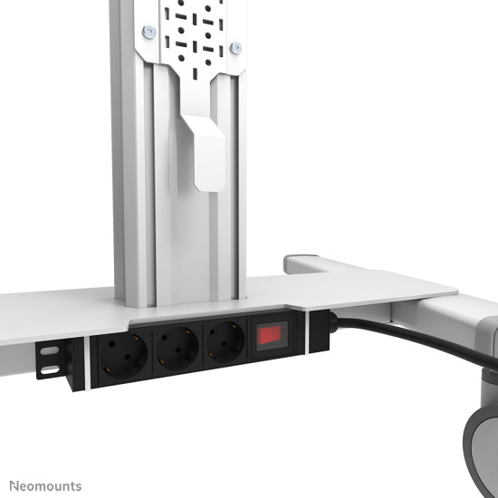NEOMOUNTS BY NEWSTAR SELECT MOBILE DISPLAY FLOOR STAND (32-75") 10 CM. WHEELS WHITE NEOMOUNTS BY NEWSTAR SELECT MOBILE DISPLAY FLOOR STAND (32-75") 10 CM. WHEELS WHITE