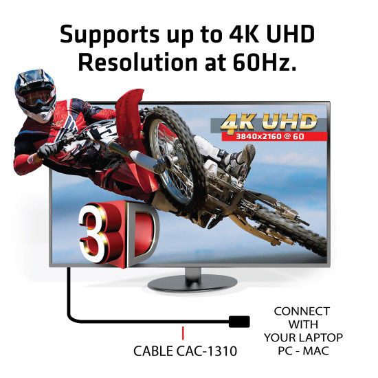 CLUB3D HDMI 2.0 Cable 3Meter UHD 4K/60Hz 18Gbps Certified Premium High Speed CLUB3D HDMI 2.0 Cable 3Meter UHD 4K/60Hz 18Gbps Certified Premium High Speed