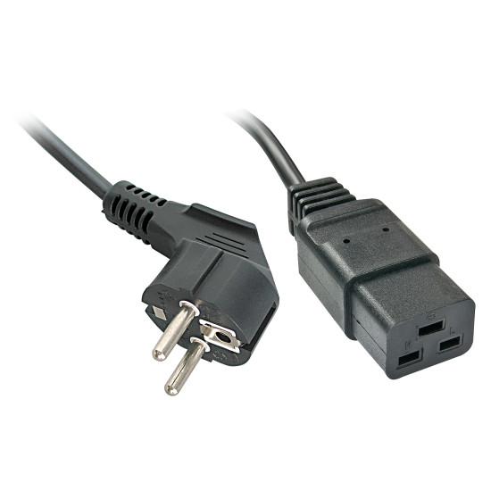 Lindy Stromversorgung Black 2 m CEE7/4 IEC C19 Lindy Stromversorgung Black 2 m CEE7/4 IEC C19