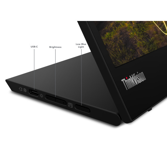 Lenovo ThinkVision M15 LED display 39.6 cm (15.6") 1920 x 1080 pixels Full HD Black Lenovo ThinkVision M15 LED display 39.6 cm (15.6") 1920 x 1080 pixels Full HD Black