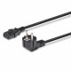 Lindy 3m Schuko 2 Pin Plug to IEC C13 Power Cable, Black Lindy 3m Schuko 2 Pin Plug to IEC C13 Power Cable, Black