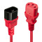 0.5m IEC Extension Cable, Red