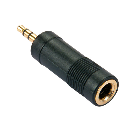 3.5mm Stereo Jack Male to 6.3mm Stereo Jack Female Adapter 3.5mm Stereo Jack Male to 6.3mm Stereo Jack Female Adapter