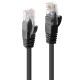 Lindy 1m Cat.6 U/UTP Network Cable, Black Lindy 1m Cat.6 U/UTP Network Cable, Black
