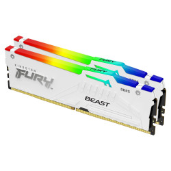 32GB 5600MT/s DDR5 CL36 DIMM (Kit of 2) FURY Beast White RGB EXPO
