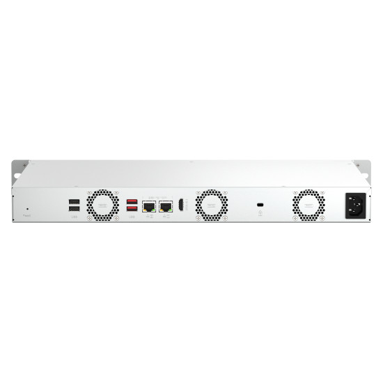 QNAP TS-464eU NAS Rack (1U) Intel® Celeron® N5095 8 GB DDR4 0 TB QNAP Turbo System Aluminium, Black QNAP TS-464eU NAS Rack (1U) Intel® Celeron® N5095 8 GB DDR4 0 TB QNAP Turbo System Aluminium, Black