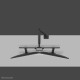 Neomounts DS75S-950BL2 Monitor arm 17-32" - gas spring - Topfix - 180°-stop Neomounts DS75S-950BL2 Monitor arm 17-32" - gas spring - Topfix - 180°-stop