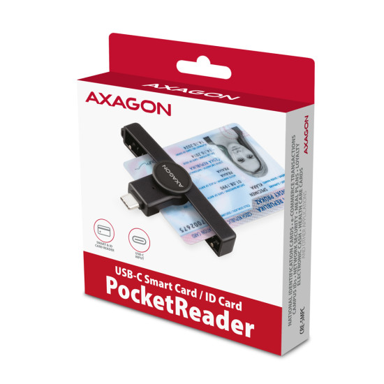 CRE-SMPC USB-C Smart card/ID card PocketReader CRE-SMPC USB-C Smart card/ID card PocketReader
