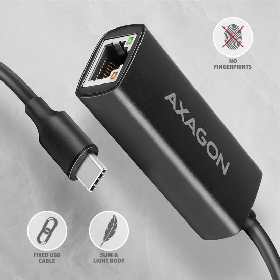 Axagon ADE-ARC USB-C 3.2 Gen 1 - Gigabit Ethernet 10/100/1000 Adapter - Adapter - Digital/Daten 1000 Mbit/s Axagon ADE-ARC USB-C 3.2 Gen 1 - Gigabit Ethernet 10/100/1000 Adapter - Adapter - Digital/Daten 1000 Mbit/s