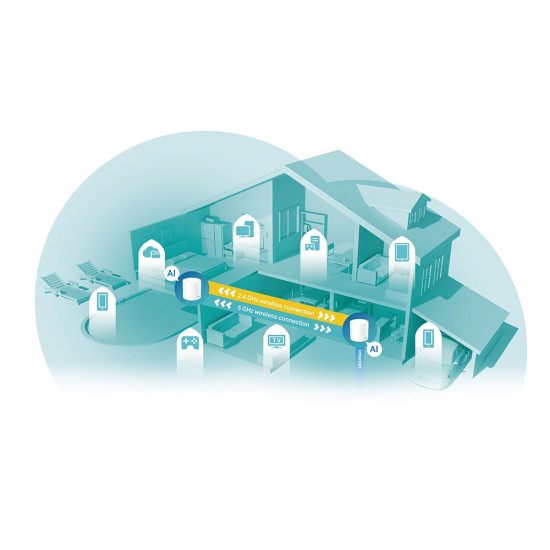 TP-Link AX3000 Whole Home Mesh Wi-Fi 6 System, 2-Pack TP-Link AX3000 Whole Home Mesh Wi-Fi 6 System, 2-Pack